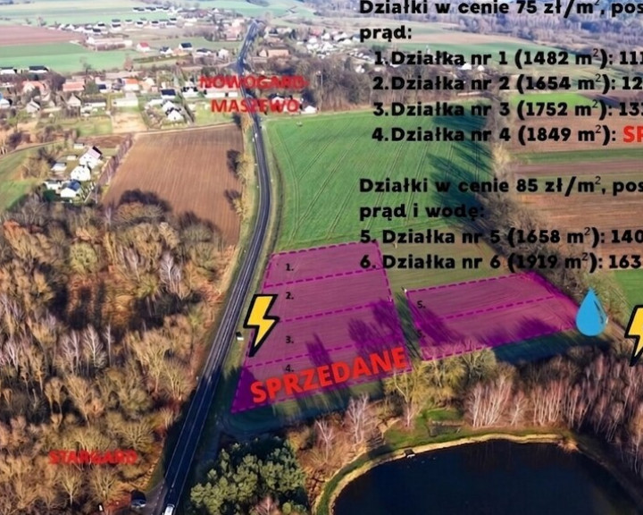 Działka Sprzedaż Grabowo